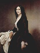 Francesco Hayez Portrat der Matilde Juva-Branca oil painting